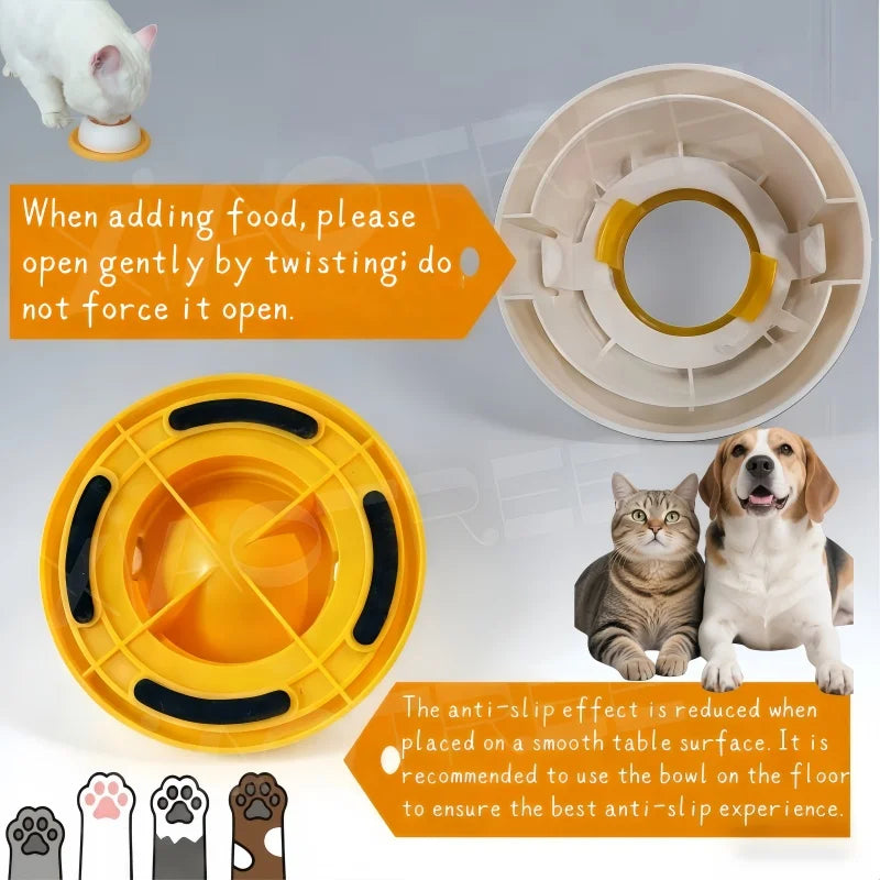 Cosypaws™ Anti-Schlingnapf – Lecken für Hunde & Katzen