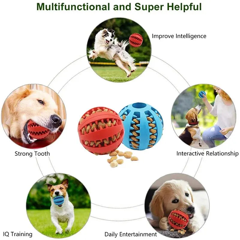 Cosypaws™ Leckerli-Ball – Kau- und Zahnreinigungsspielzeug für Hunde