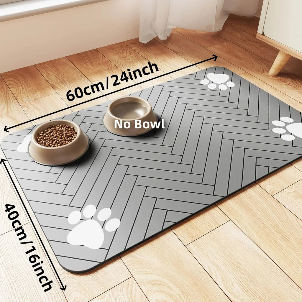 Cosypaws™ Saugfähige Napfunterlage – Spritzschutz für Hunde & Katzen