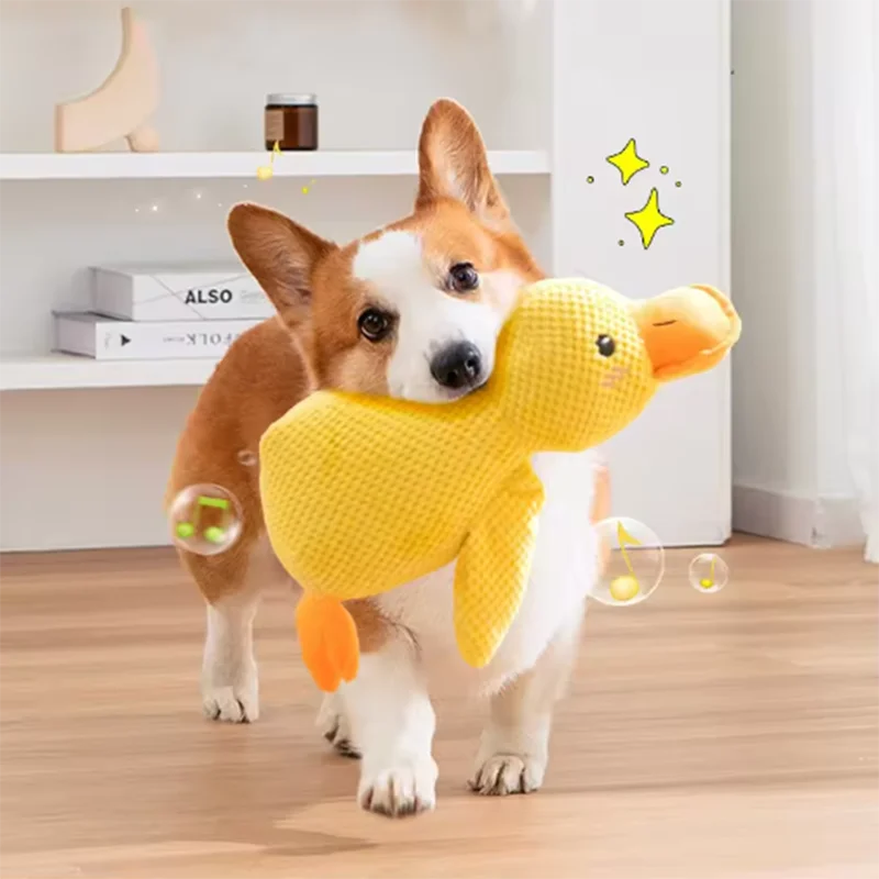 Cosypaws™ Enten-Schmusetier – Anti-Langeweile-Spielzeug für Hunde