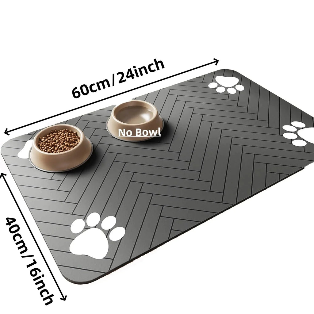 Cosypaws™ Saugfähige Napfunterlage – Spritzschutz für Hunde & Katzen
