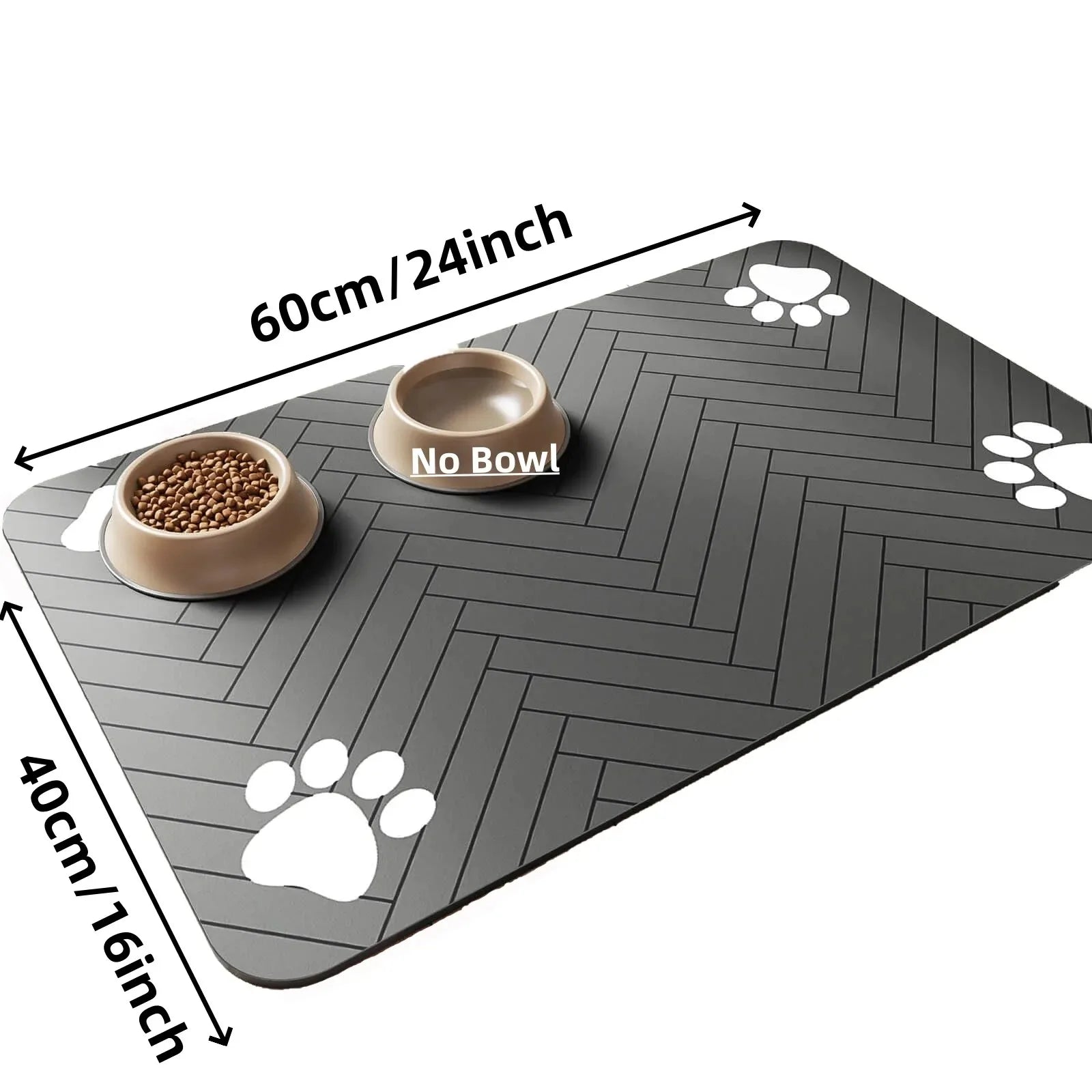 Cosypaws™ Saugfähige Napfunterlage – Spritzschutz für Hunde & Katzen