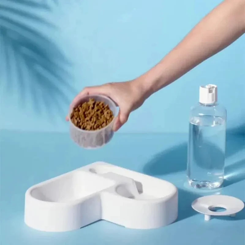 2-in-1 Napf & Wasserspender Cosypaws™ – Hund & Katze