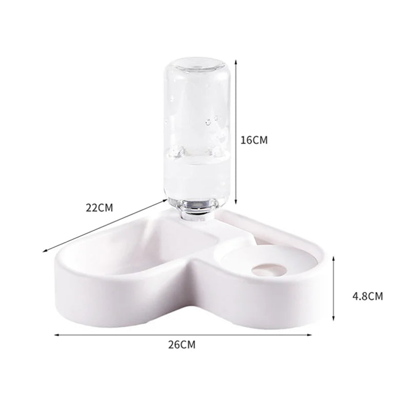 2-in-1 Napf & Wasserspender Cosypaws™ – Hund & Katze