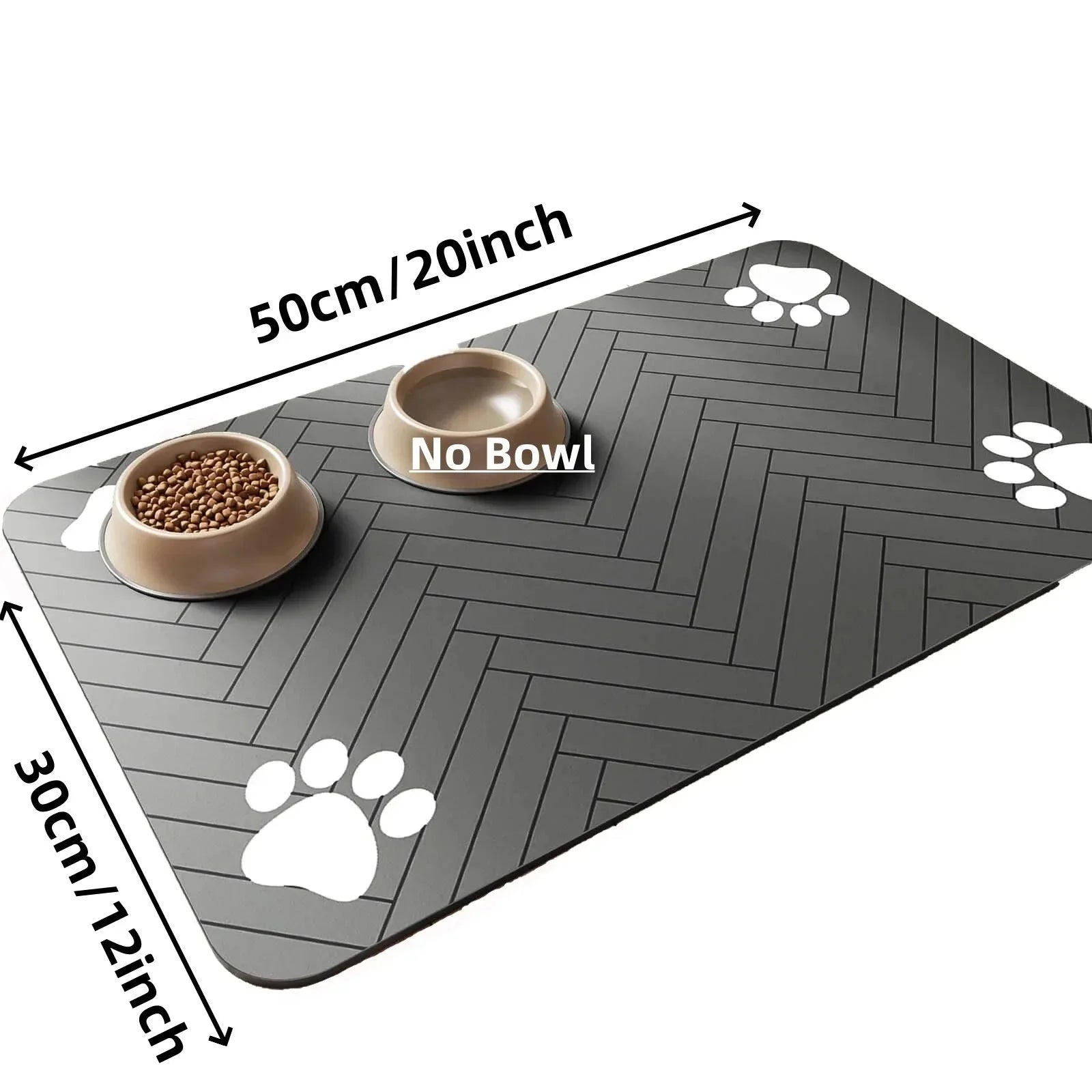 Cosypaws™ Saugfähige Napfunterlage – Spritzschutz für Hunde & Katzen