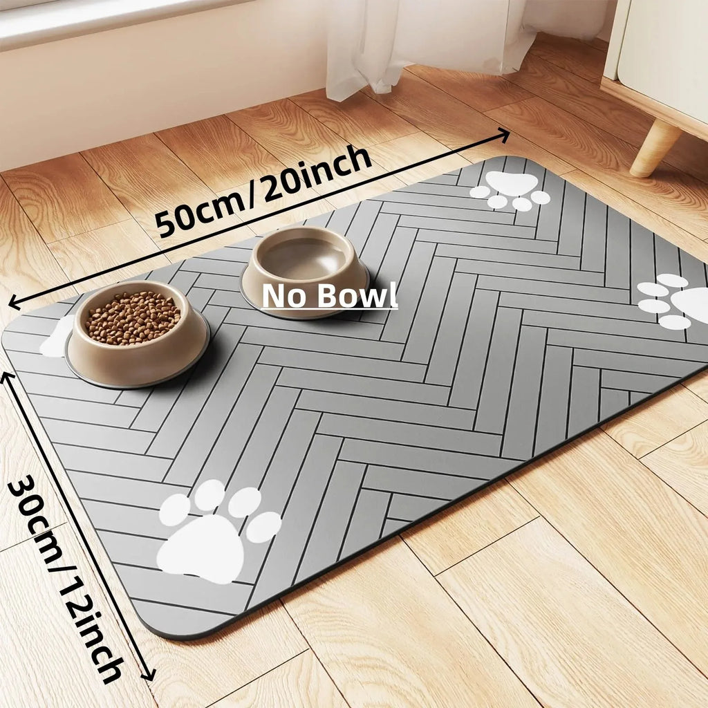 Cosypaws™ Saugfähige Napfunterlage – Spritzschutz für Hunde & Katzen