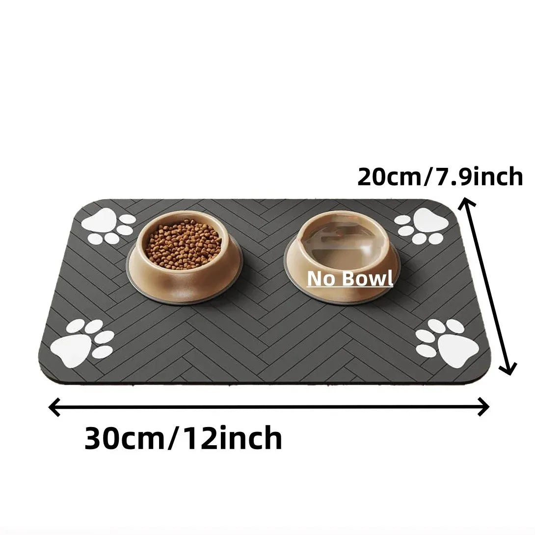 Cosypaws™ Saugfähige Napfunterlage – Spritzschutz für Hunde & Katzen